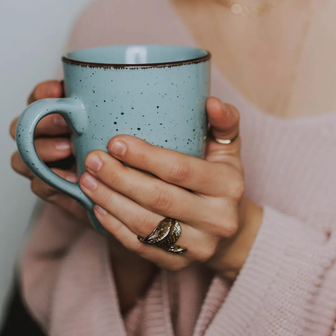 loose leaf tea in a cup, wander cuppa