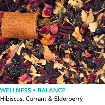 Forest Adventure fruit infusion loose leaf tea from Wander Cuppa. This premium tea is a vibrant caffeine free wellness blend featuring hibiscus, elderberry, and rose petals. Inspired by wild forests, it is a refreshing Scottish tea perfect for a healthy cuppa tea or afternoon tea. As a wholesale tea supplier UK, we provide this vegan tea and full leaf tea for retail and cafes across Scotland and the UK. High-quality fruit teas and loose leaf tea near me for a revitalising cup of tea.