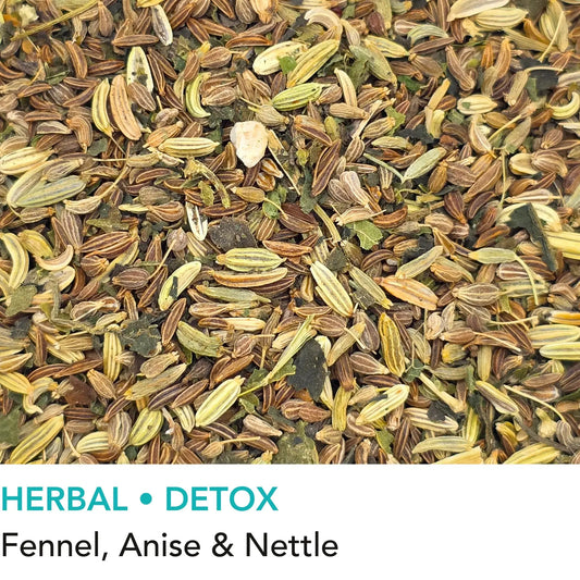 Highland Breeze herbal loose leaf tea from Wander Cuppa featuring a caffeine free blend of caraway, aniseeds, fennel seeds, and nettle leaves. This premium tea is a soothing Scottish herbal infusion inspired by the Highlands, perfect for digestion and a relaxing cuppa tea. As a wholesale tea supplier UK, we offer this vegan tea and full leaf tea for cafes and retail across Scotland and the UK. High-quality caffeine free tea and loose leaf tea near me for a restorative cup of tea.