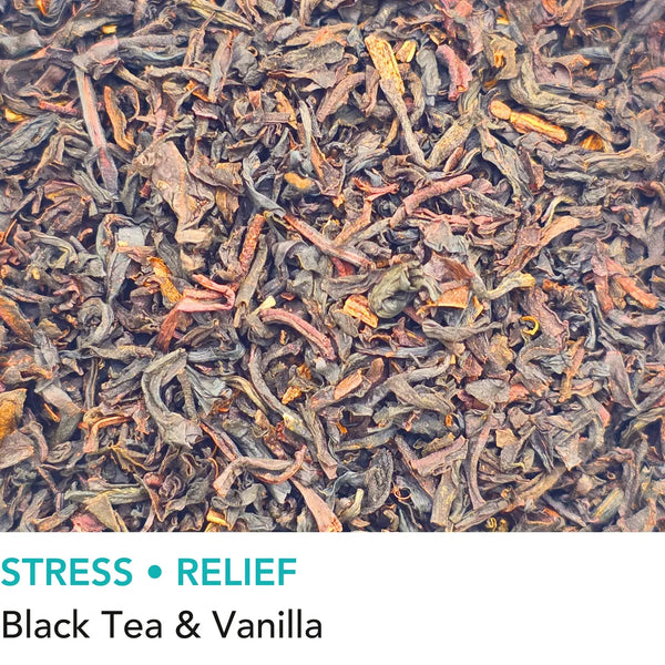 Nevis View black loose leaf tea with vanilla bean pieces from Wander Cuppa. This premium tea is a caffeine-rich Scottish blend inspired by Ben Nevis, perfect for a relaxing cuppa tea or afternoon tea. As a wholesale tea supplier UK, we provide this vegan tea and full leaf tea for cafes and retail across Scotland and the UK. High-quality loose leaf tea near me featuring bold black tea leaves and real vanilla.